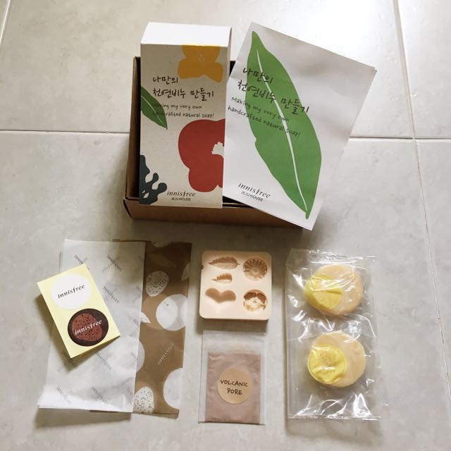 Innisfree Jejuhouse Natural Soap Making Kit Health Beauty Bath Body On Carousell