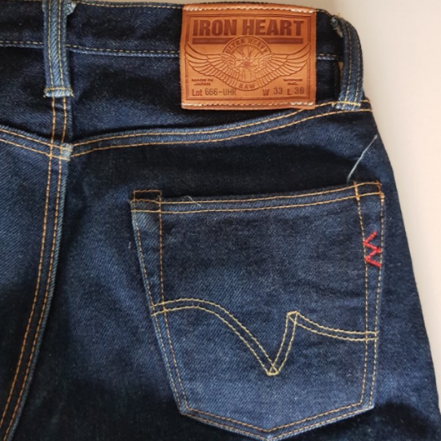 Iron Heart 666-UHR 21/23Oz Selvedge, Men's Fashion, Bottoms, Jeans on ...