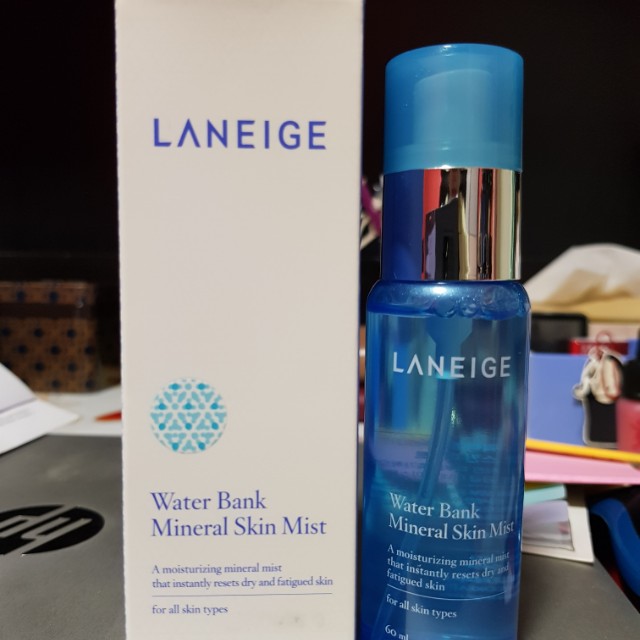 Laneige Water Bank Mineral Skin Mist, Beauty & Personal Care ...