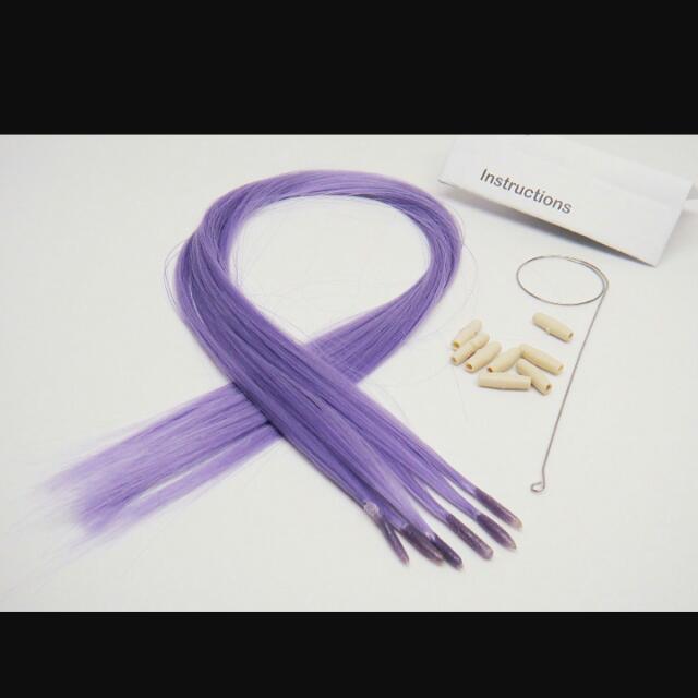 Light Purple Hair Extensions Health Beauty Hair Care On Carousell