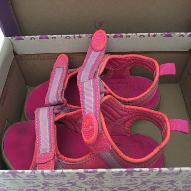 stride rite pink sandals