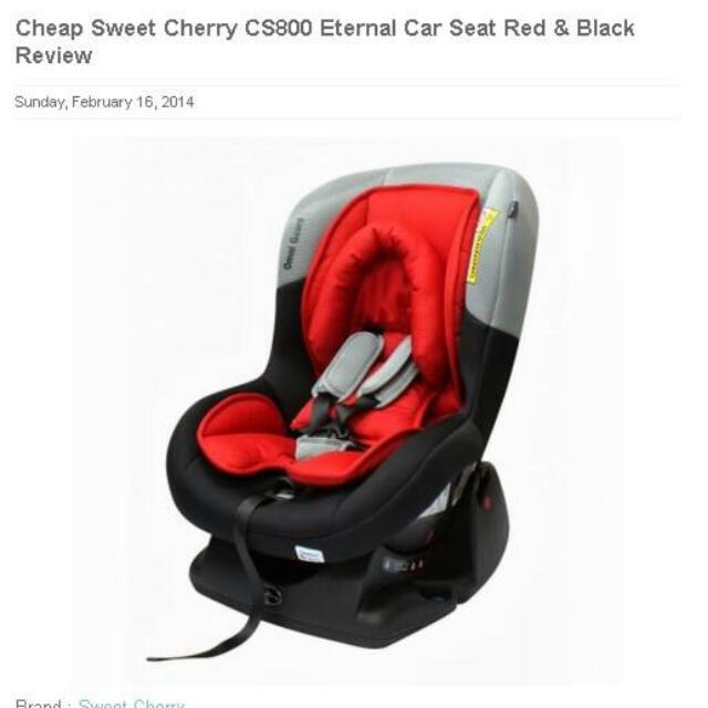 Sweet Cherry Cs800 Baby Carseat Car Seat Babies Kids Strollers Bags Carriers On Carousell