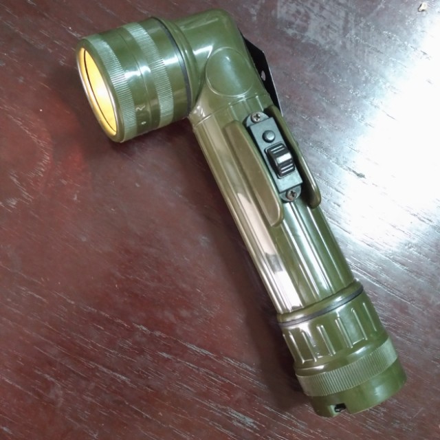 Vintage L Shaped Army Torch
