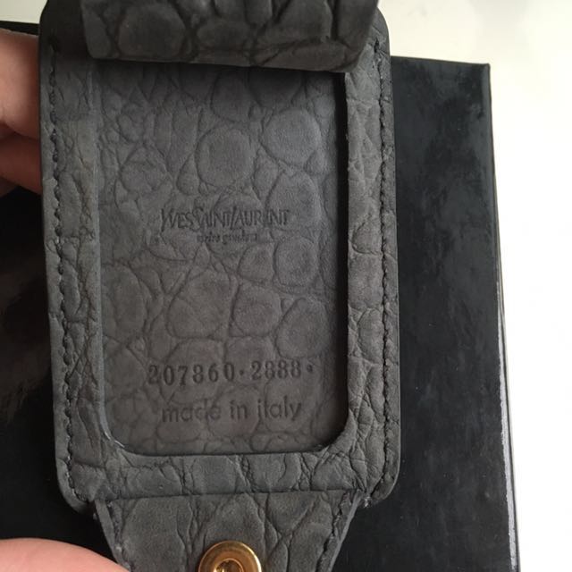 Ysl luggage tag cheap