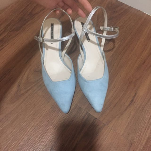 light blue shoes heels