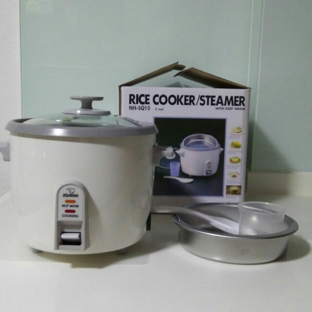Zojirushi NHS-10 6-Cup (Uncooked) Rice Cooker/Steamer  Warmer, White, TV   Home Appliances, Kitchen Appliances, Cookers on Carousell