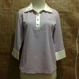 Kemeja Soft Purple