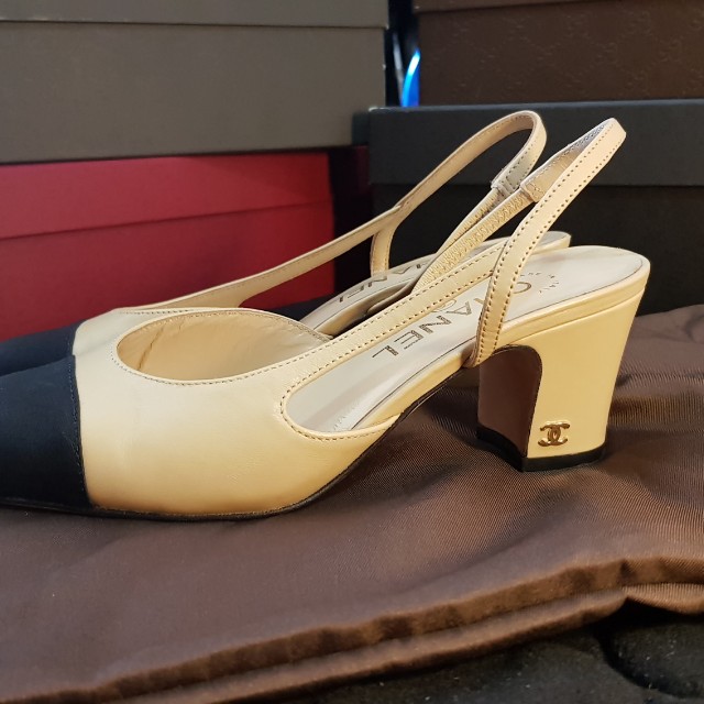 chanel slingback shoes price