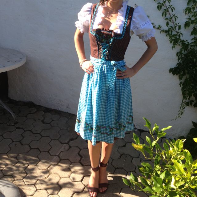 Authentic German Oktoberfest Dirndl Dress Size 6 Women S Fashion