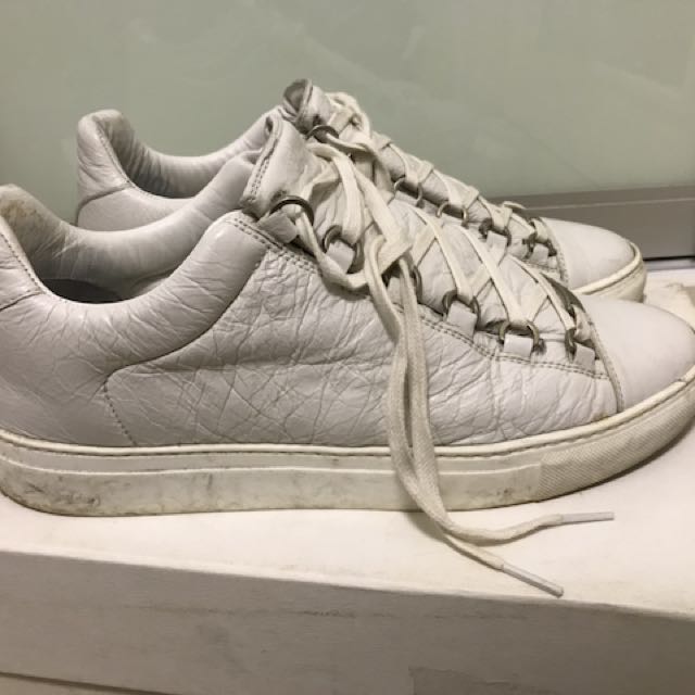 All white balenciaga arena hotsell