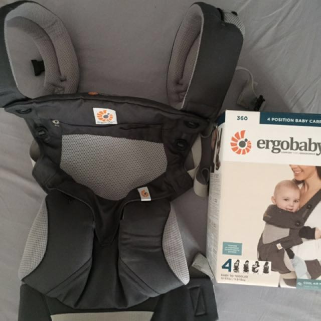 360 Mesh Baby Carrier - Carbon Grey