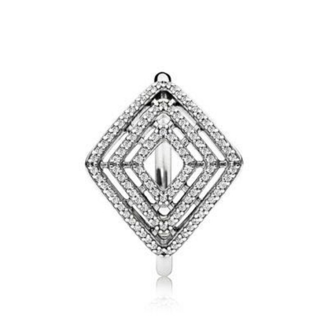 BRAND NEW Pandora Geometric Lines Ring Luxury Accessories on