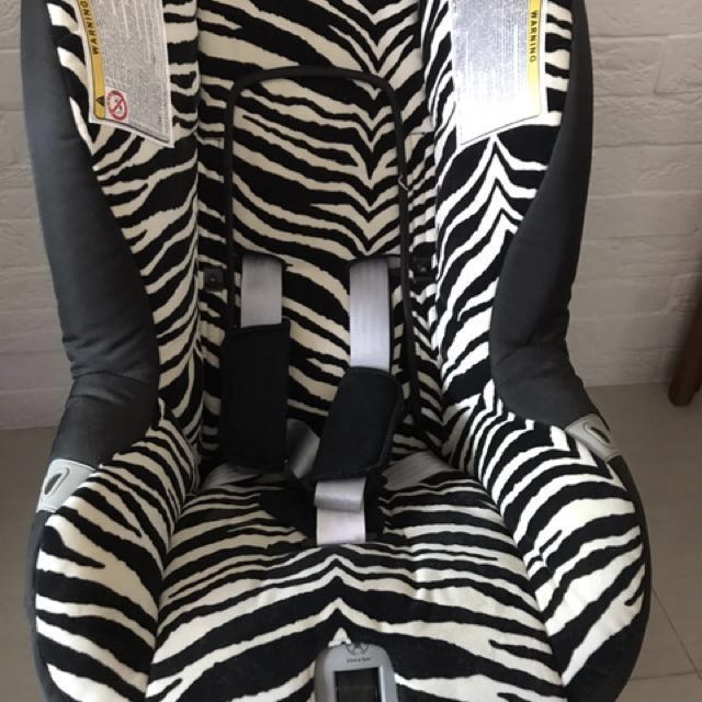 Britax First Class Plus BX Car Seat Smart Zebra Car Accessories on Carousell