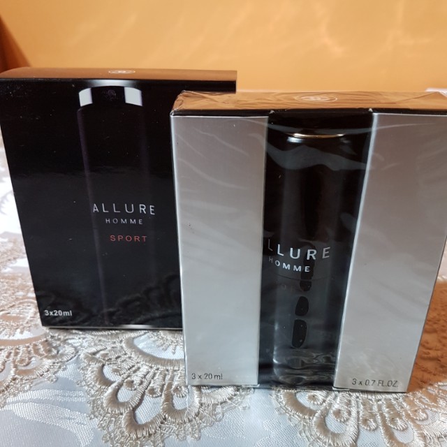 allure homme sport travel