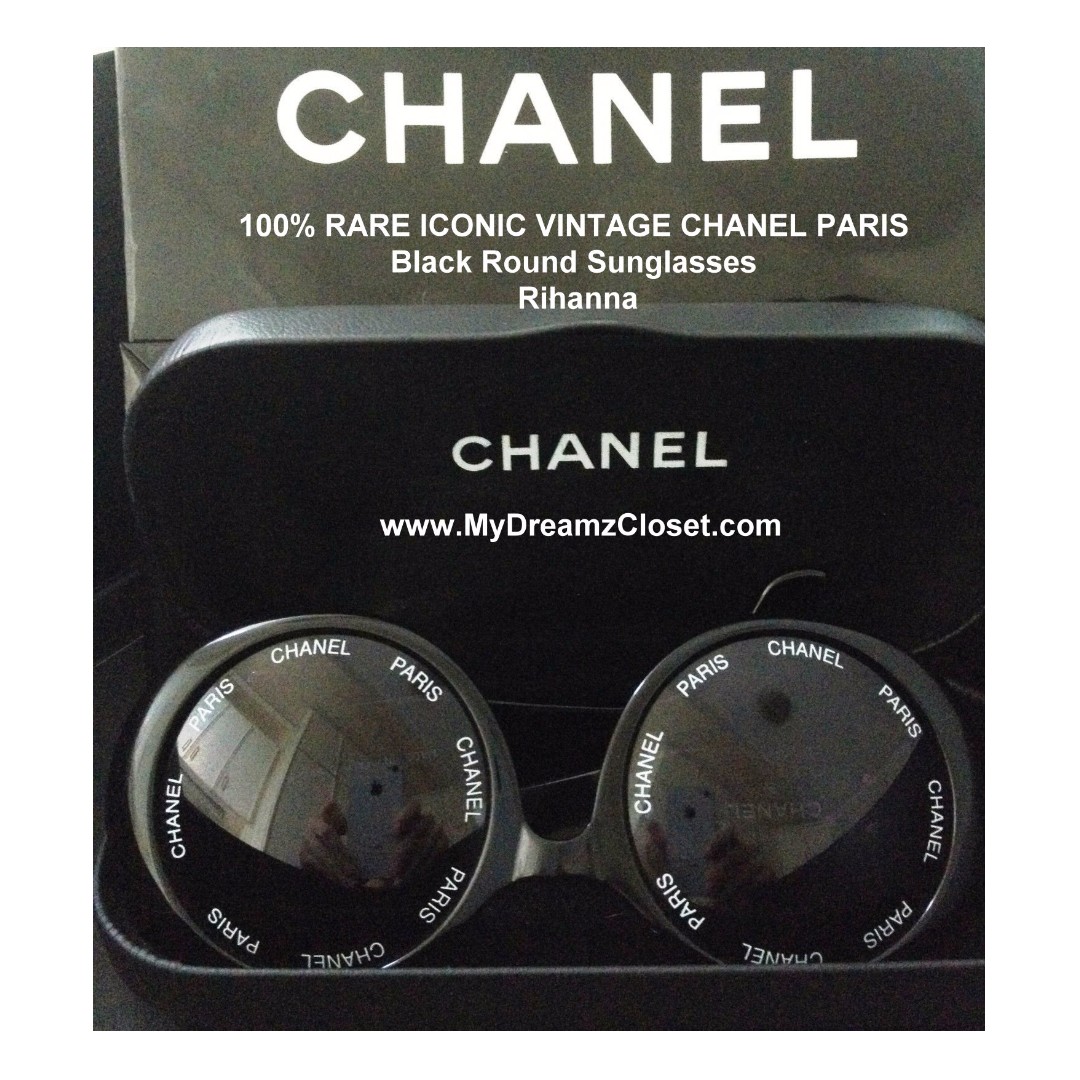 Vintage Chanel Sunglasses Rihanna, Luxury, Accessories on Carousell