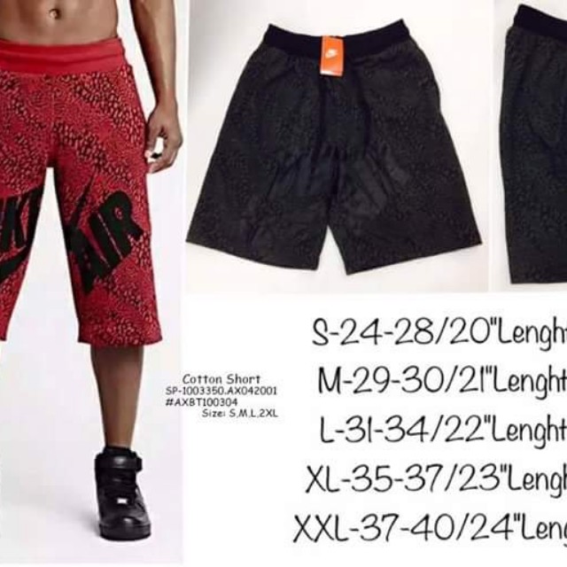 Cotton short size S M L XL 2XL