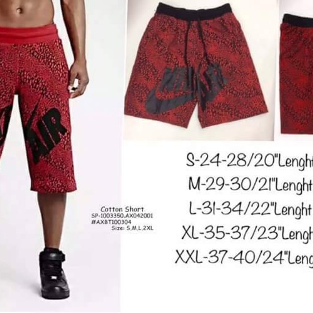 Xl size sales in shorts