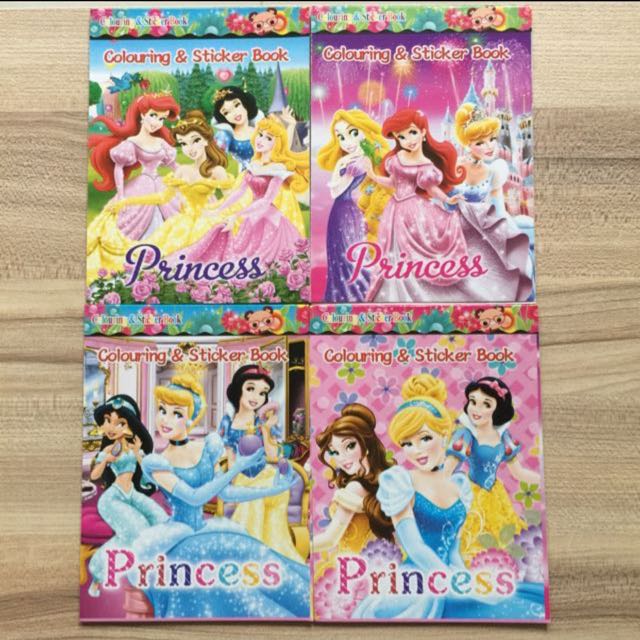 Coloring Books Disney Princess Themed And Sticker Pad Stickers Toys Games Naturally sourced fruit flavors and colors. narayani resort