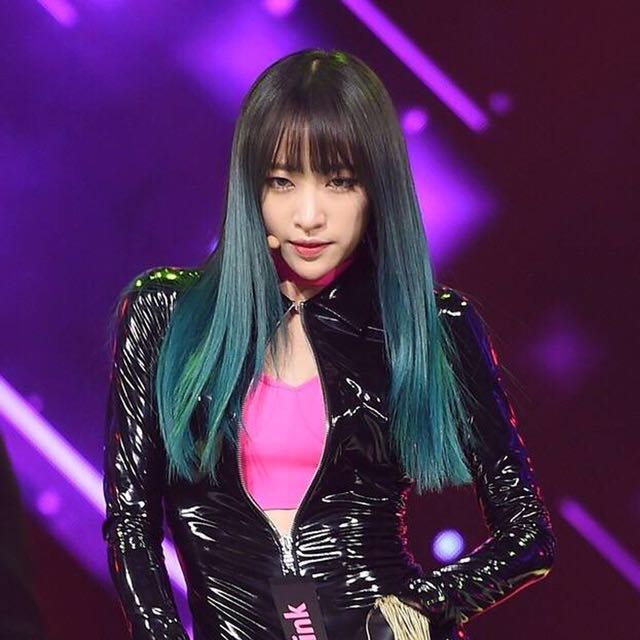 Fast Po Korean Ulzzang Exid S Hani Hot Pink Era Wig Green