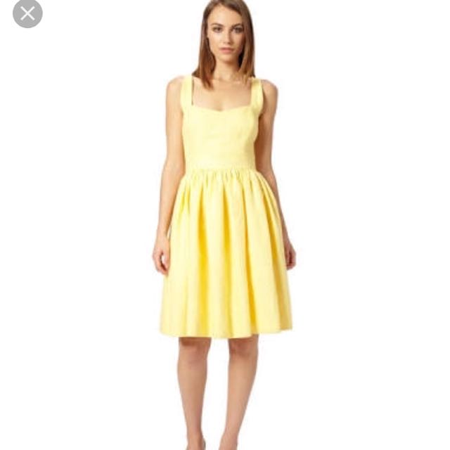 French Connection Yellow Dress Women s Fashion Dresses Sets Traditional Ethnic wear on Carousell