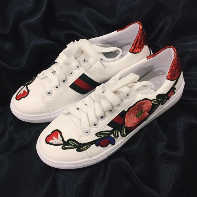 Ace embroidered sale sneaker replica