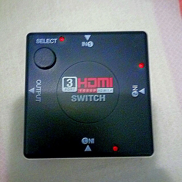 hdmi switch 3 in 1 out selector, 電視及其他電器 , 電視 & 其他電器, 電視組件及配件 - Carousell