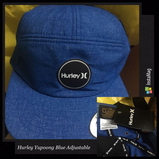Hurley USA National Team Snapback Hat Cap AO2947 451 Obsidian BLUE Adjustable