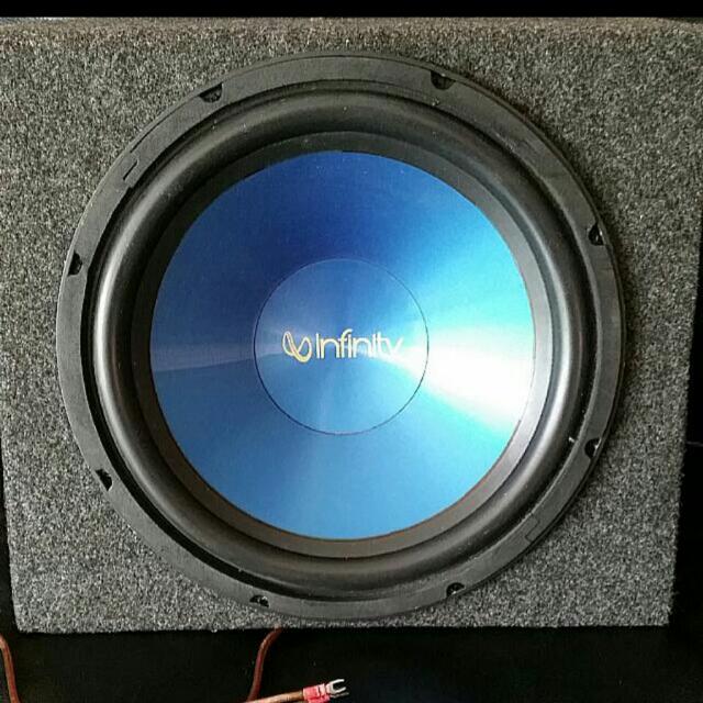 infinity woofer for car