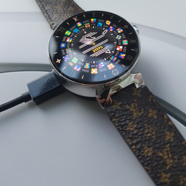 Louis Vuitton Tambour Horizon Monogram Smartwatch, Luxury, Watches on Carousell