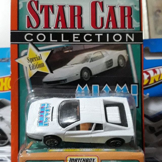 Matchbox Star Car Collection Miami Vice Ferrari Testarossa Hobbies Toys Toys Games On Carousell See what miami vice (roguebulldogs) has discovered on pinterest, the world's biggest collection of ideas. matchbox star car collection miami vice ferrari testarossa