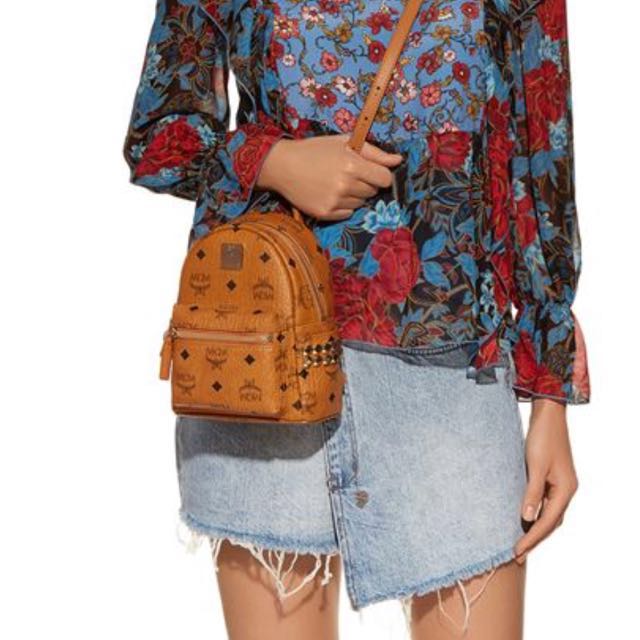 Mcm mini bookbag store