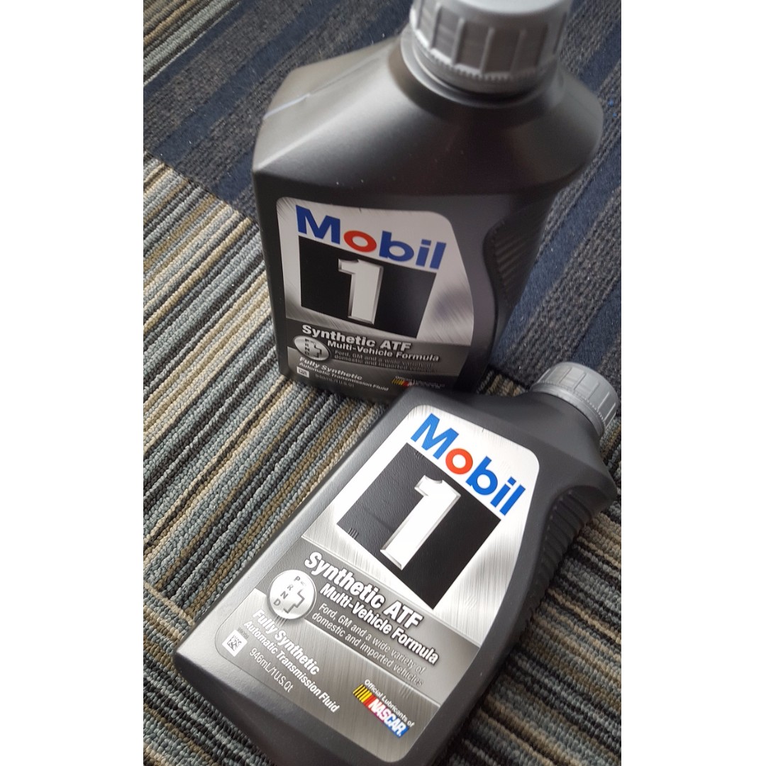  Mobil 1 112980 Synthetic Automatic Transmission Fluid - 1 Quart  (Pack of 6) : Automotive