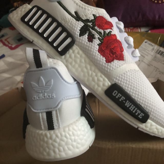 adidas off white nmd rose