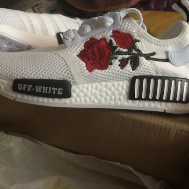 nmd off white rose