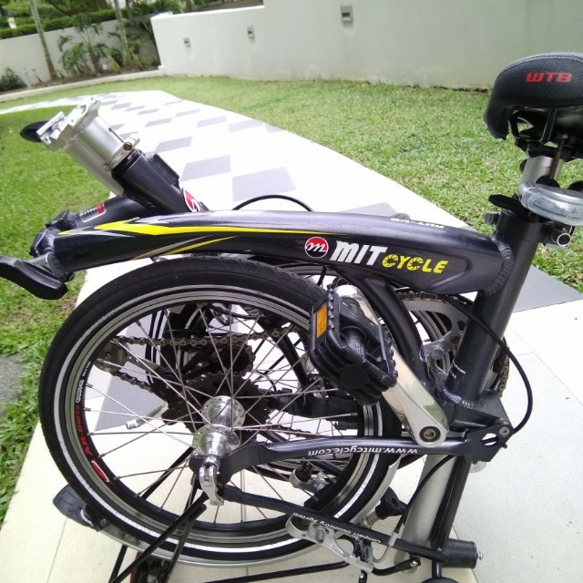 Mit v8 folding best sale bike