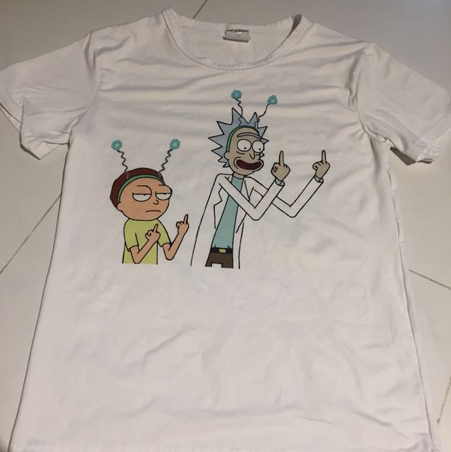 Rick Morty Tee Shirt 4 Men S Fashion Clothes On Carousell
