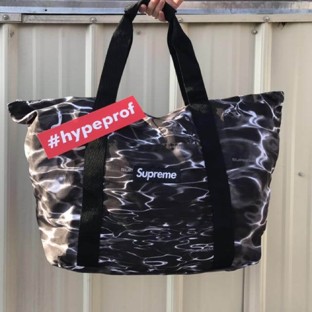 Supreme Ripple Packable Tote in Black, Men's Fashion, Bags, Sling 