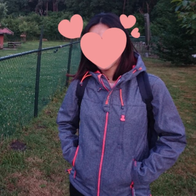Superdry Hooded Windtrekker Jacket Blue CNY888 Women s Fashion