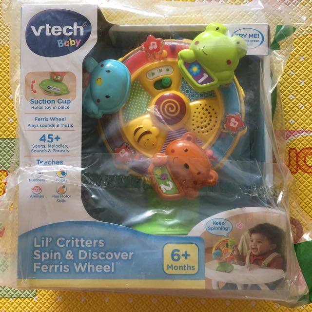 vtech baby little friendlies sing along spinning wheel