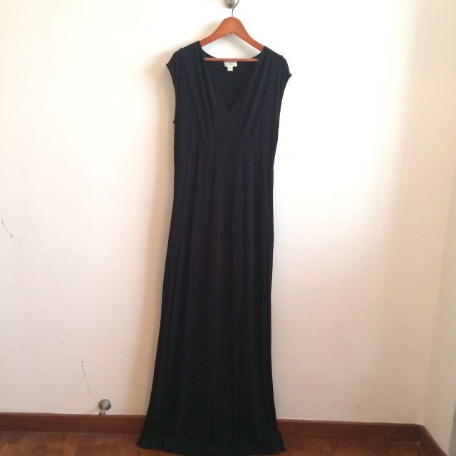 WITCHERY Black Maxi dress (XS), Women's Fashion, Clothes, Dresses ...