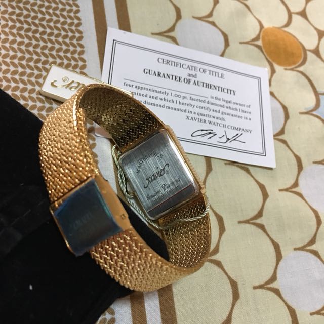 Xavier watches best sale with diamonds