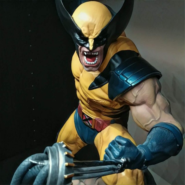 XM Studios Wolverine Statue with Custom Heads, Hobbies & Toys, Toys