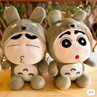 [SOLD] Crayon Shin Chan (Totoro outfit) 50cm