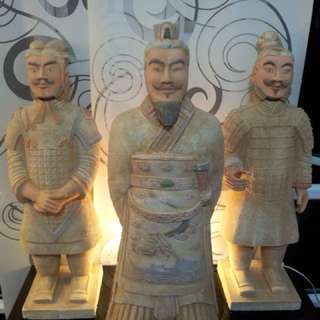 Terra cotta warriors 4 pcs genuine