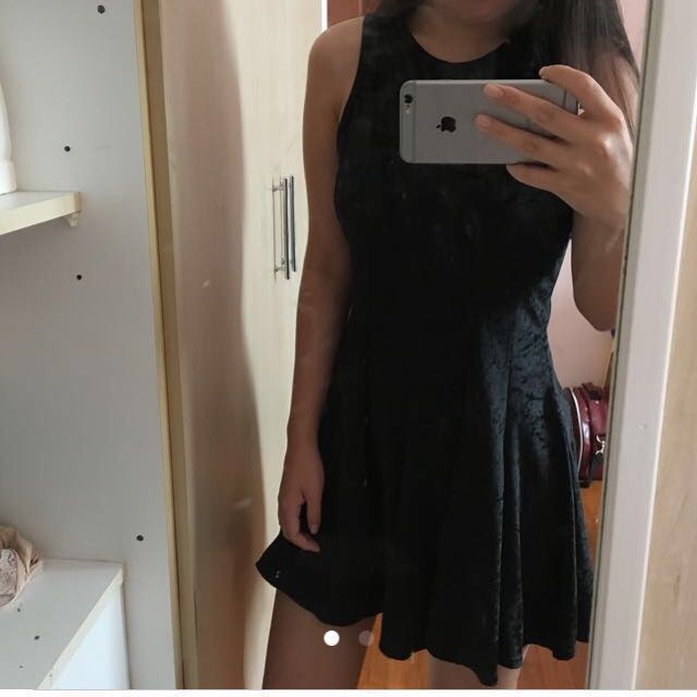 American apparel sales velvet babydoll dress