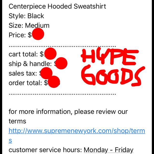 Supreme centerpiece hoodie black top