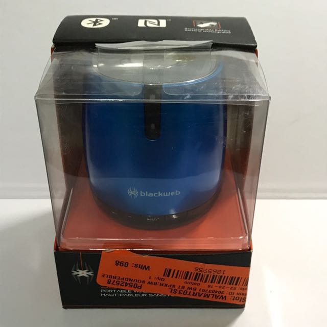 Blackweb Soundpebble Portable Wireless Speaker