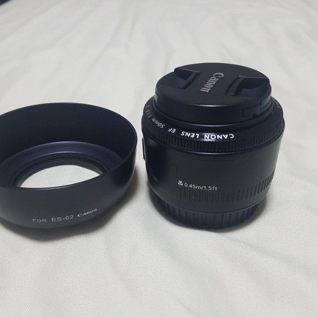 Canon Ef 50mm F1 8 Stm Ii With Lens Hood Photography On Carousell