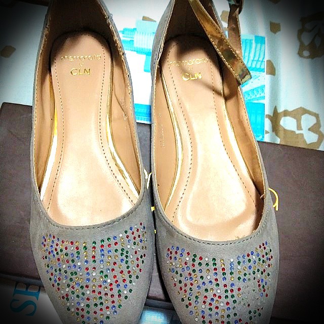 Celine Memorata Gray Doll Shoes size 7.0