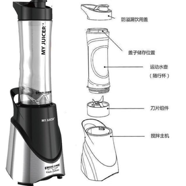 ergo chef my juicer personal fruits vegetables blender TV Home Appliances Kitchen Appliances Juicers Blenders Grinders on Carousell